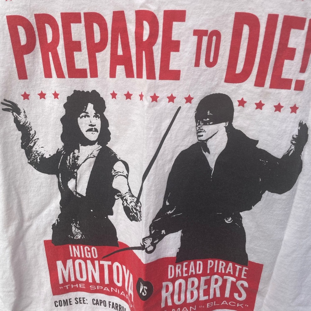 Princess Bride Movie Reference White T Shirt - Picture 4 of 7